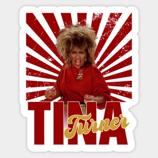 Tina Turner Retro Sticker